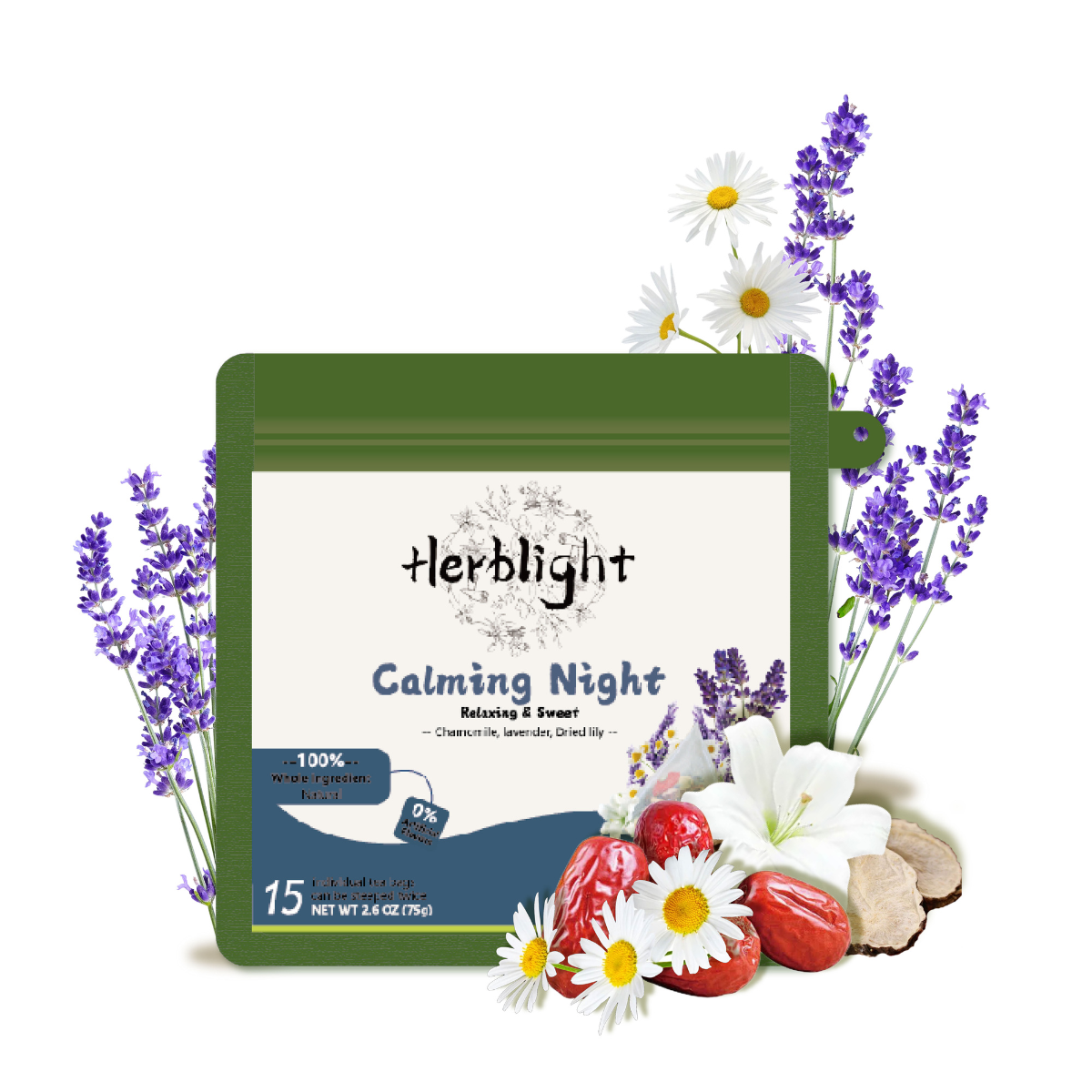 Calming Night-Relax yourself for a good night's sleep - HERBLIGHT